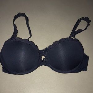 Gilly Hicks Black Lace Trim Bra